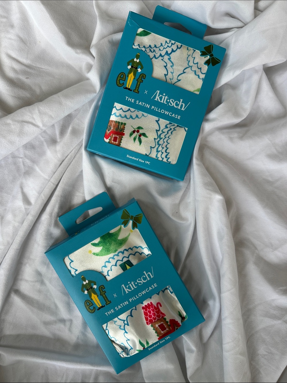 Kitsch x Elf Satin Pillowcases (Standard/Queen) - Set of 2